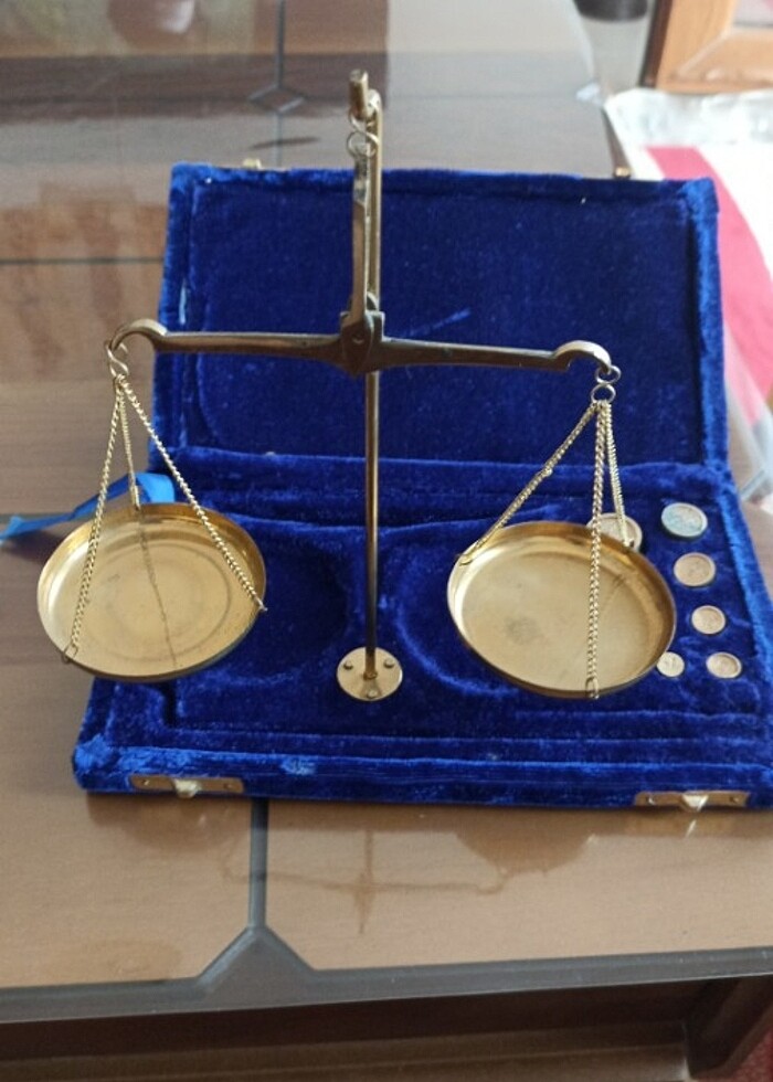 Pirinç kuyumcu terazisi - Görsel 3