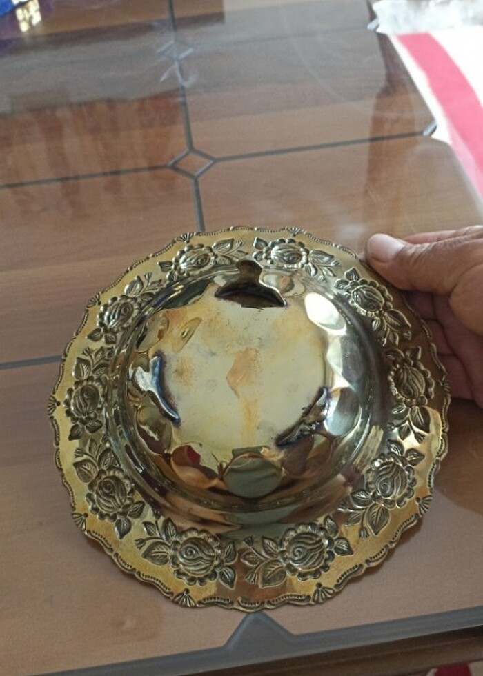 Pirinç tabak - Görsel 4