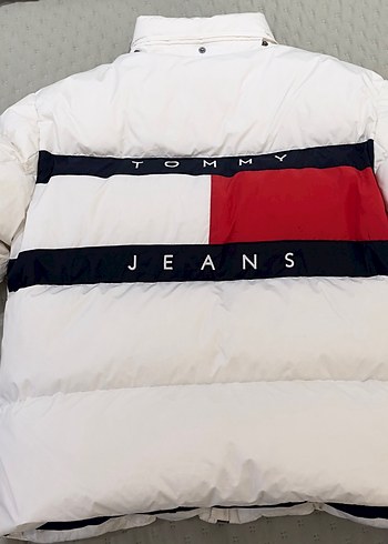 Tommy Hilfiger alaska puffer mont vintage retro - Görsel 3