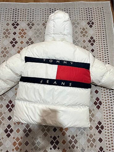 Tommy Hilfiger alaska puffer mont vintage retro - Görsel 5