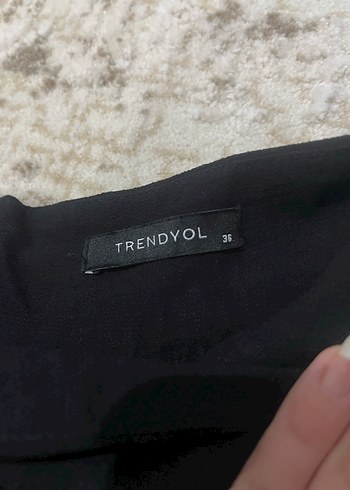 Siyah Fırfırlı mini Kadın Etek - Görsel 4