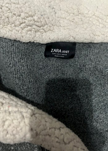 Gri Kadın Kısa Sıcak Kış Ceketi - Görsel 2