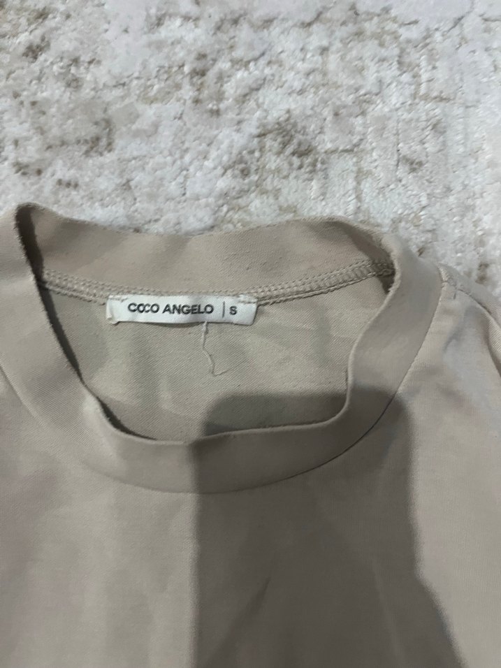 Bej Kadın Salaş Sweatshirt - Görsel 2