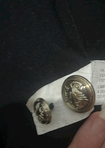 Siyah Çift Düğmeli Kaban Zara - Görsel 4