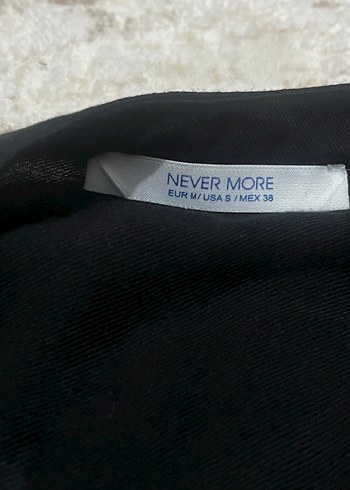 Düğmeli Siyah Uzun elbise - Görsel 2