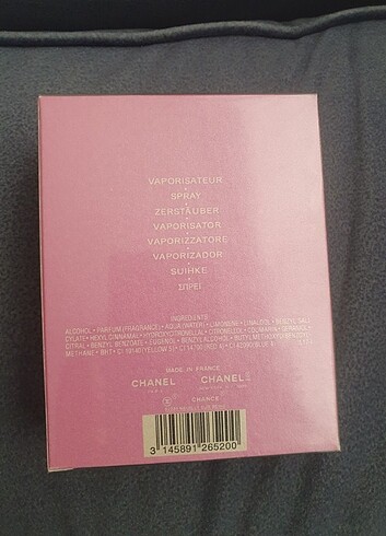 Beden Chanel Chance