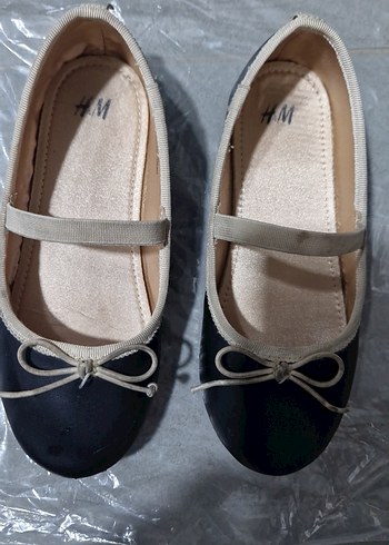 Kız Çocuk 29 no H&M siyah Babet Ayakkabı - Görsel 3