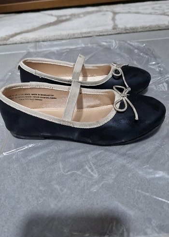 Kız Çocuk 29 no H&M siyah Babet Ayakkabı - Görsel 2