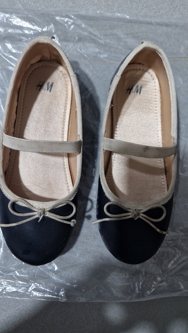 Kız Çocuk 29 no H&M siyah Babet Ayakkabı - Görsel 3