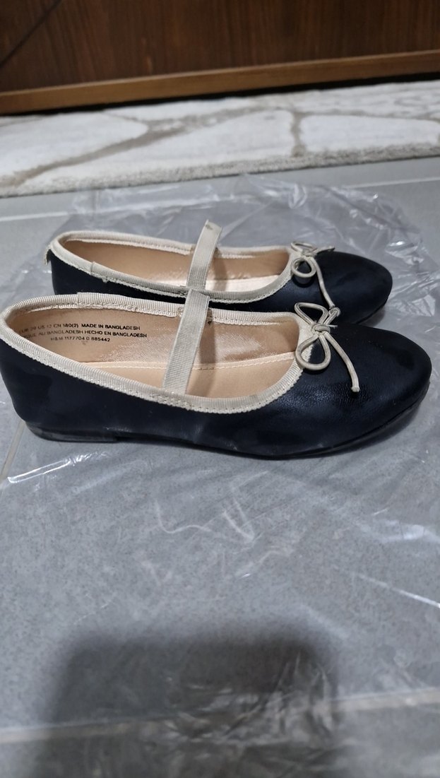 Kız Çocuk 29 no H&M siyah Babet Ayakkabı - Görsel 2