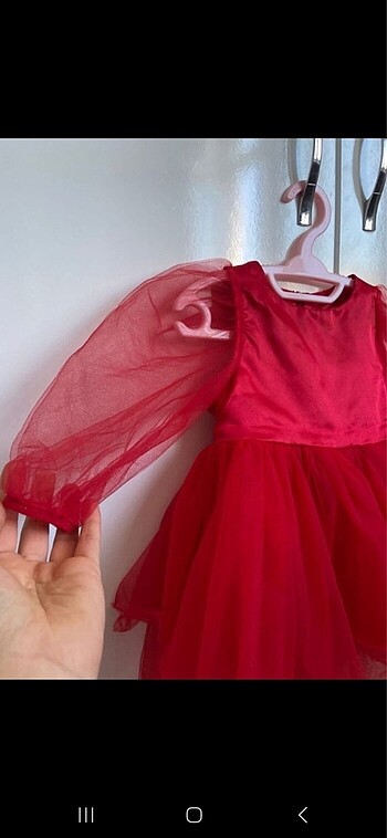 Diğer Kız bebek kırmızı elbise