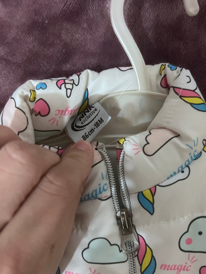 Kız Çocuk Çok Renkli Kürklü Yelek - Görsel 2