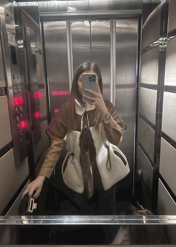 Kadın peluş yelek - Görsel 3