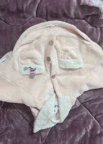 Kız Çocuk Bej Polar Pelerin Ve Hırkalar - Görsel 2