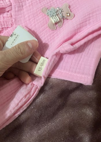 Kız Çocuk Pembe Kolsuz Nakışlı Şortlu Takım - Görsel 4