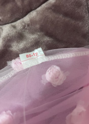 Pembe Nakışlı Kolsuz Kız Çocuk Elbise - Görsel 4