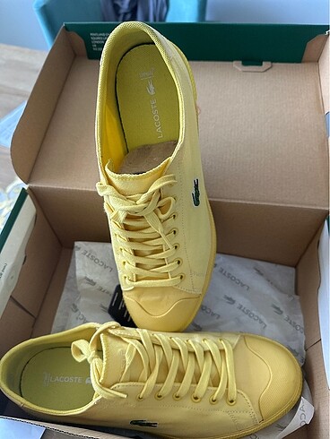 42 Beden sarı Renk Lacoste erkek ayakkabı