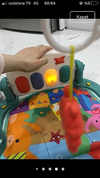 Beden Babycim piyanolu oyun halısı