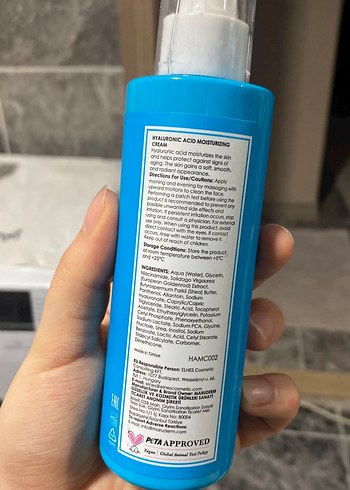 Maru.derm Hyaluronik Asit Nemlendirici Krem 200 ml - Görsel 3
