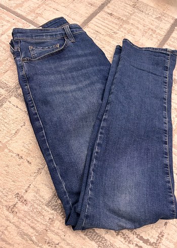 Erkek Lacivert Regular Fit Denim Jean - Görsel 2