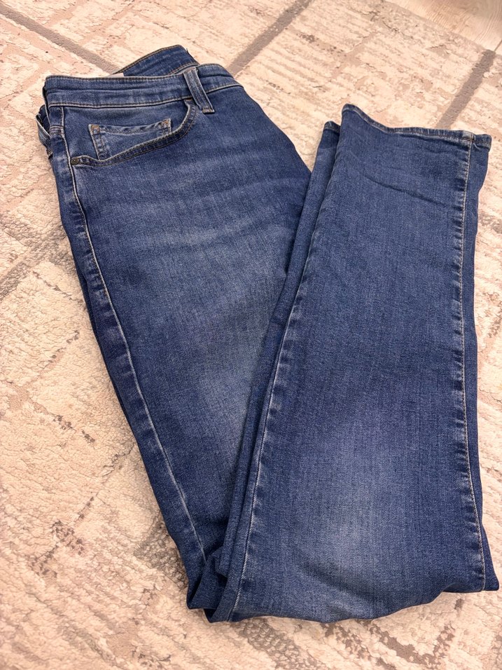 Erkek Lacivert Regular Fit Denim Jean - Görsel 2