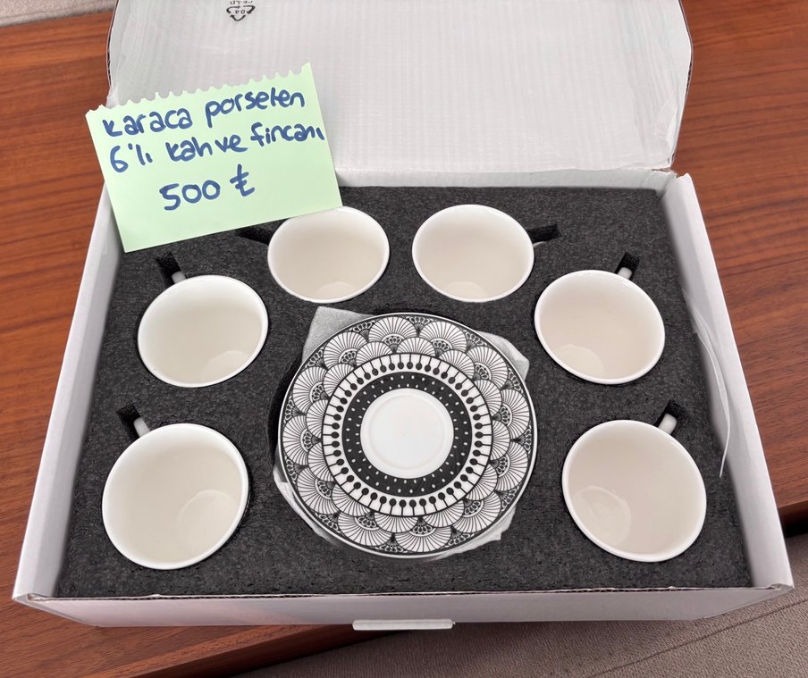 Karaca Aysel 6 Kişilik Kahve Fincanı Takımı - Görsel 2