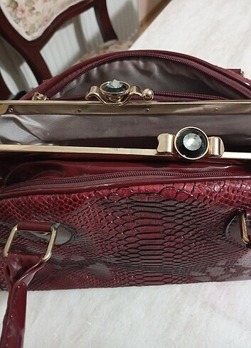 kol çantası vintaga  - Görsel 6