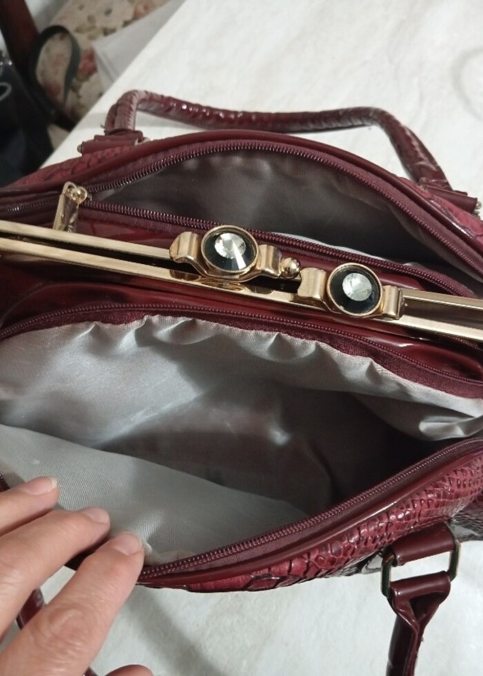 kol çantası vintaga  - Görsel 4