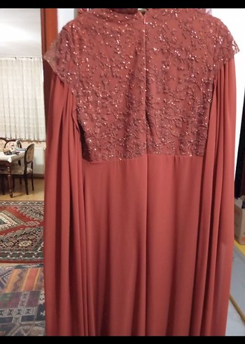 bakır rengi abiye - Görsel 2