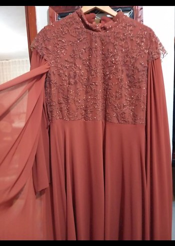 bakır rengi abiye - Görsel 3