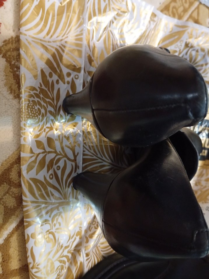 Kadın Siyah  deri Stiletto - Görsel 3