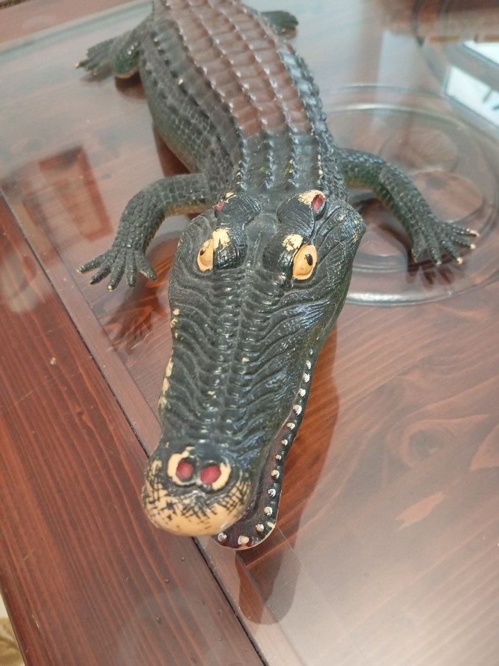 Kahverengi Timsah Figürü - Görsel 2