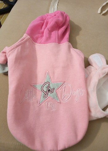 Pembe Pastel Sokak Stili kedi Köpek Kıyafeti - Görsel 3