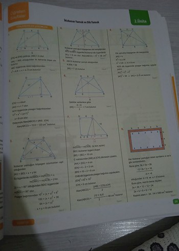 Beden Renk tyt ayt geometri ve ayt matematik soru fasikulleri