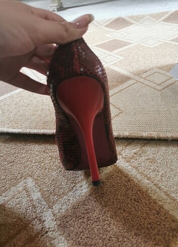 37 Beden bordo Renk Elle stiletto