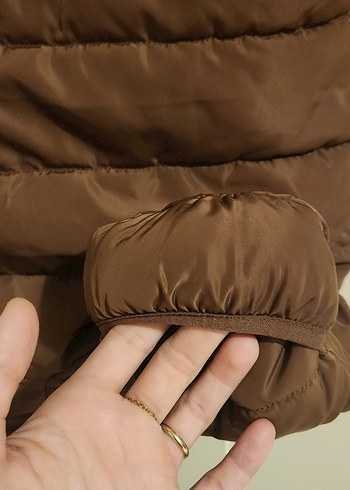 Kahverengi Bebek Tulum, Kürklü Kapüşonlu - Görsel 4