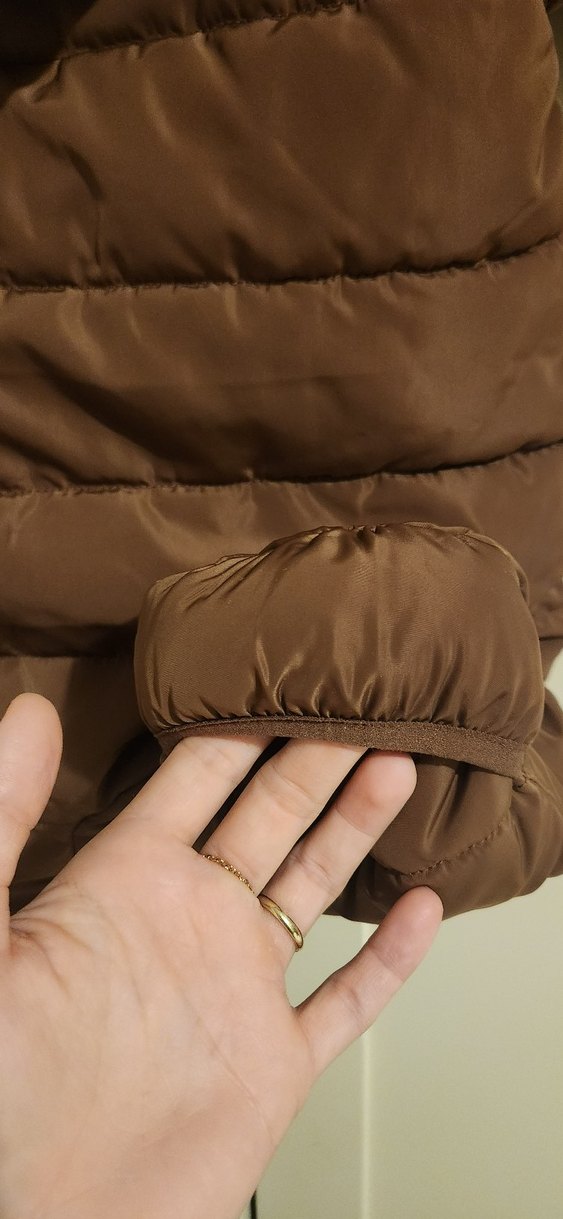 Kahverengi Bebek Tulum, Kürklü Kapüşonlu - Görsel 4