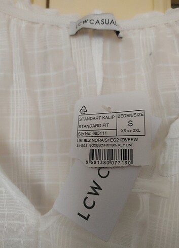 LC Waikiki Bluz Beyaz