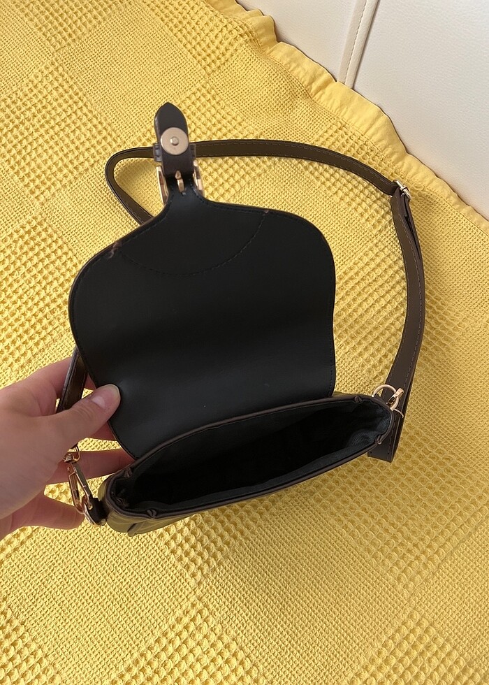 Acı kahve çapraz çanta - Görsel 4