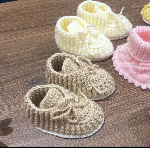 Diğer Örgü bebek patiği 1 çift