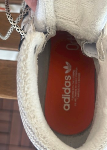 Gri Beyaz Platform Tabanlı Kadın Spor Ayakkabı - Görsel 3