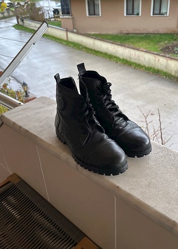 Siyah Deri Mudo  Bot - Görsel 6