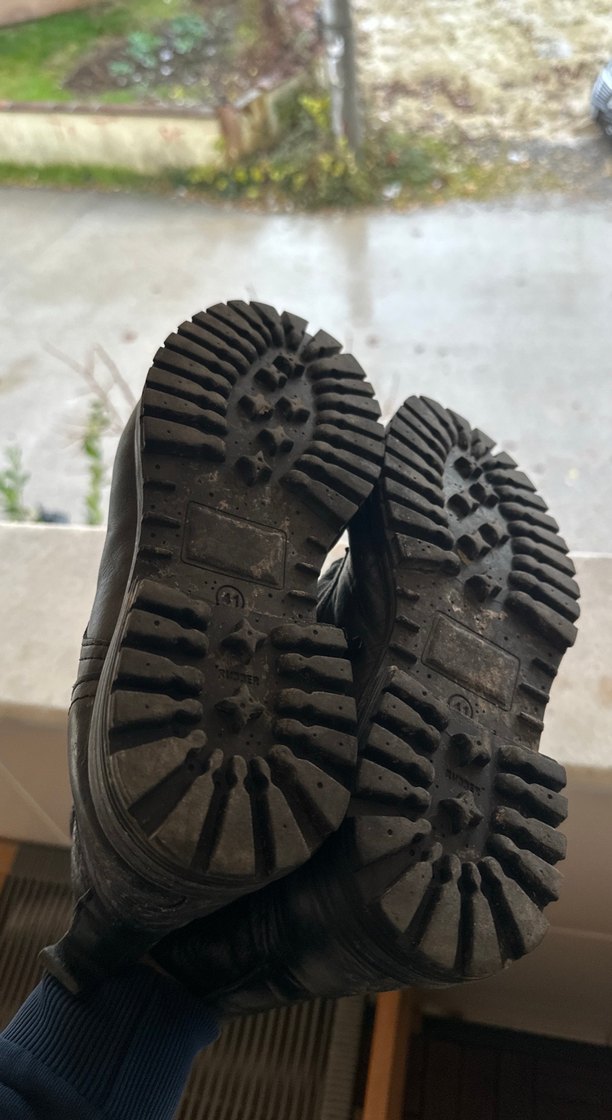 Siyah Deri Mudo  Bot - Görsel 5