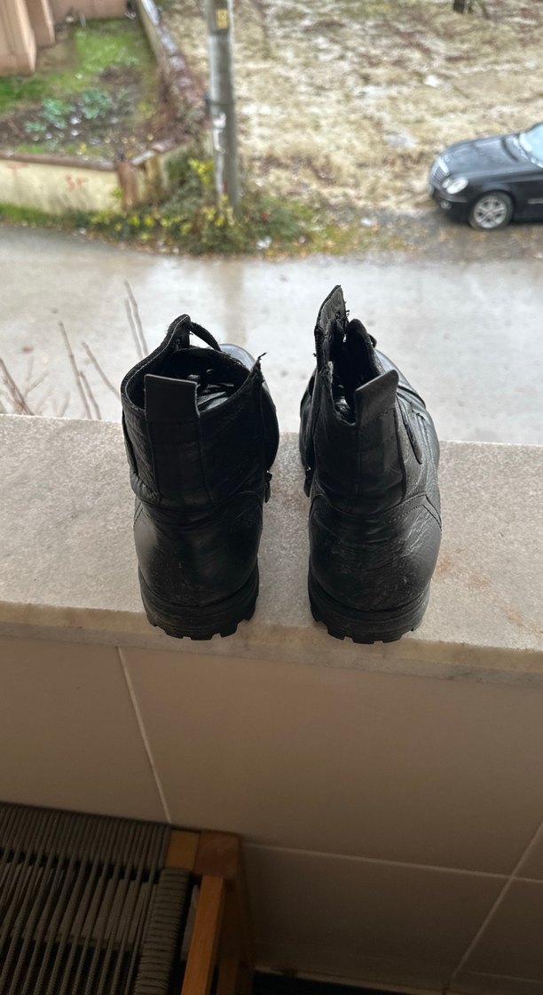 Siyah Deri Mudo  Bot - Görsel 3