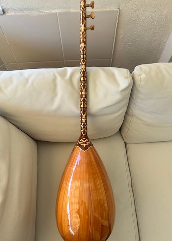 Bej Renkli Kısa Saplı Bağlama - Görsel 3