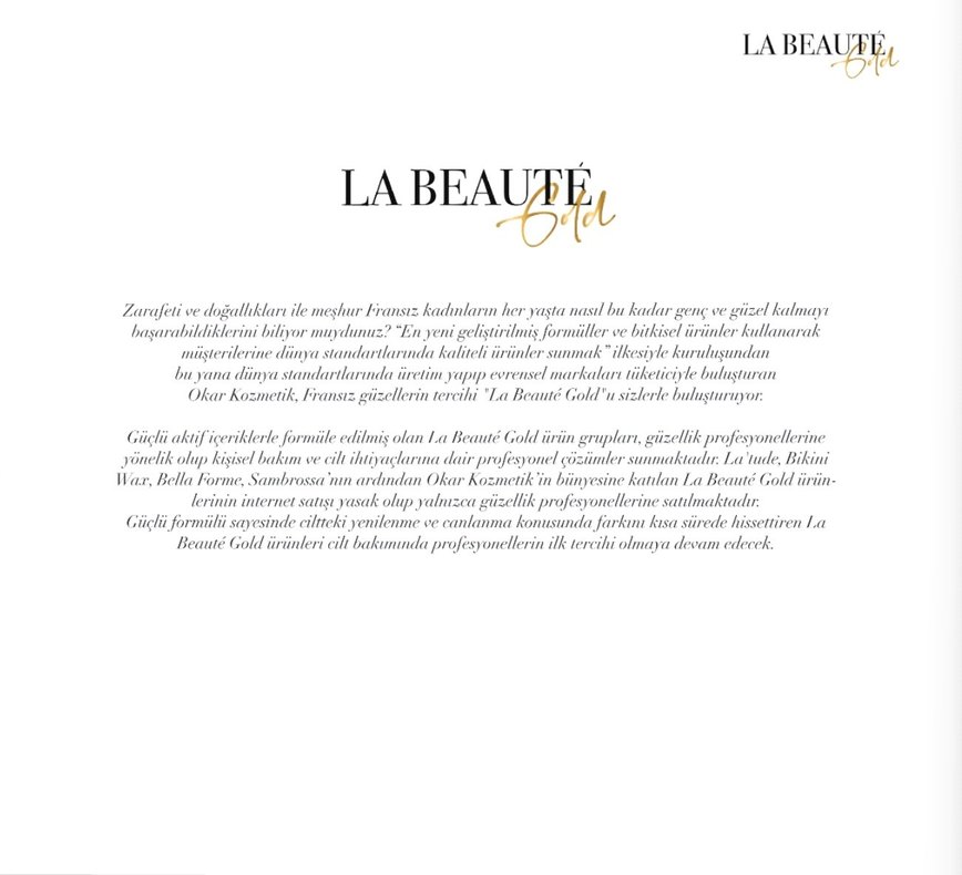 La Beauté Gold SPF 50+ Güneş Kremi 75 ml - Görsel 3