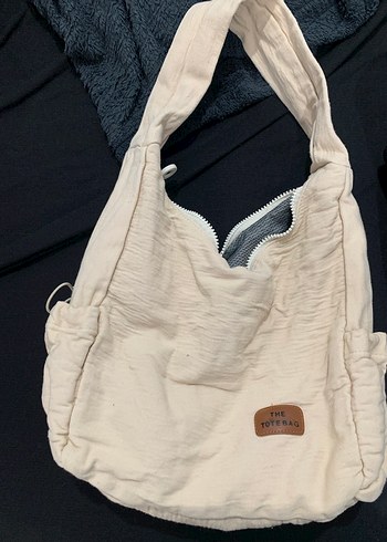 Bej Kadın Fermuarlı Günlük Çanta - Görsel 3