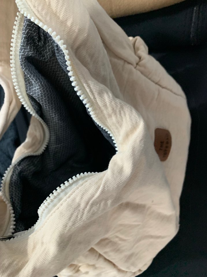 Bej Kadın Fermuarlı Günlük Çanta - Görsel 5