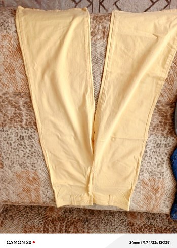 Bej Desenli Hamile Pantolonu Velcro - Görsel 2