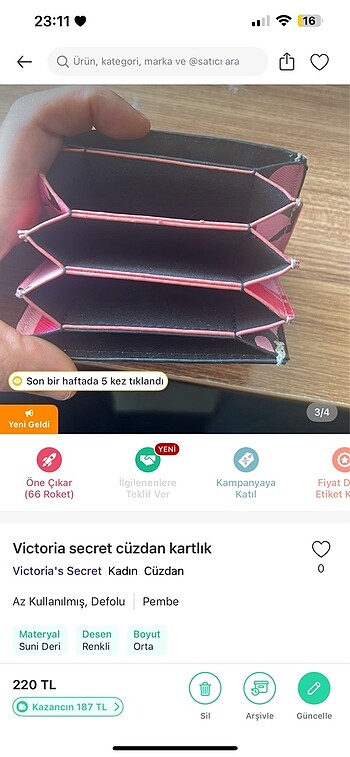 Victoria s Secret Victoria secret kartlık cüzdan